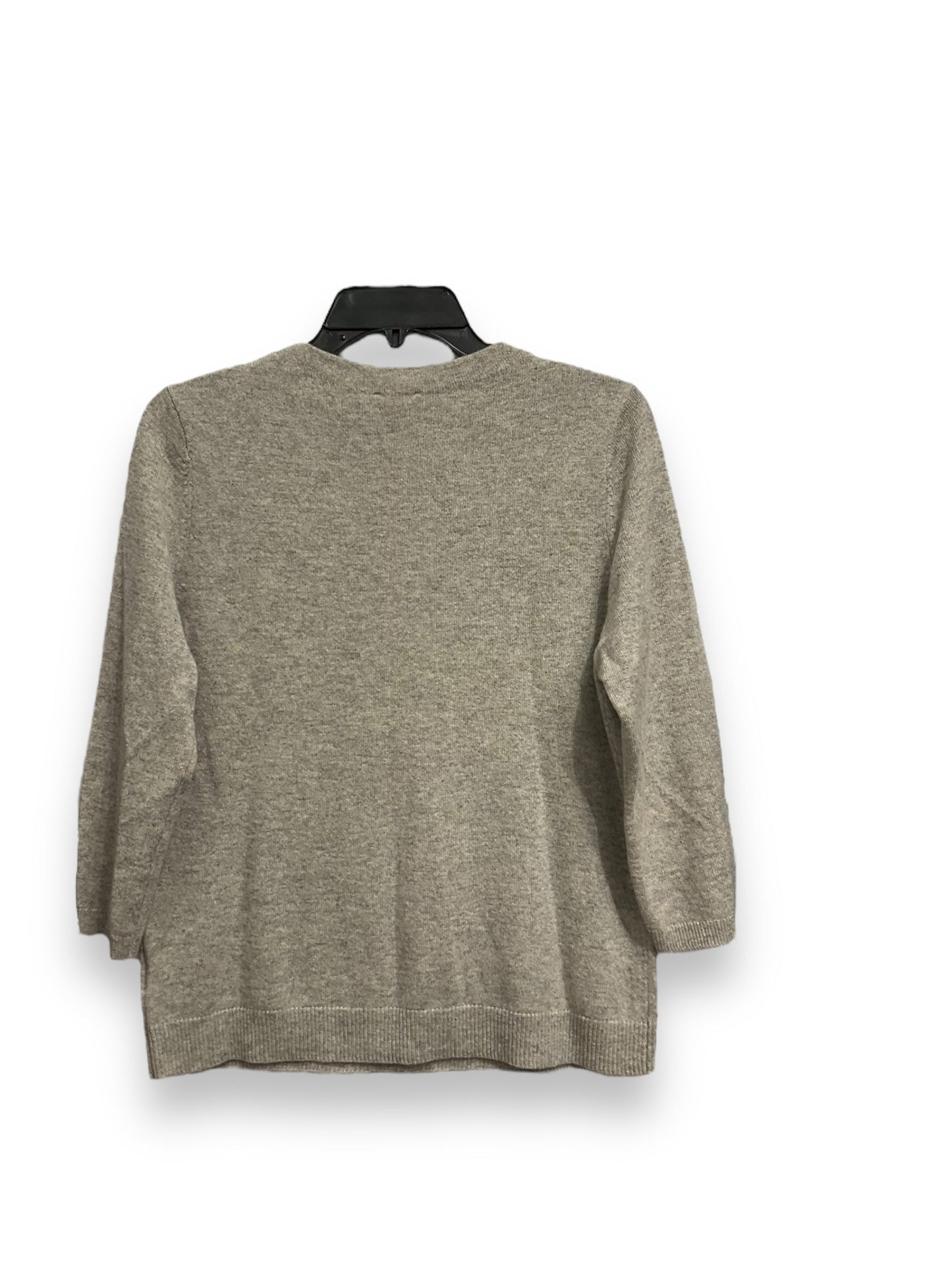 Sweater Cashmere By Talbots In Grey, Size: Lp