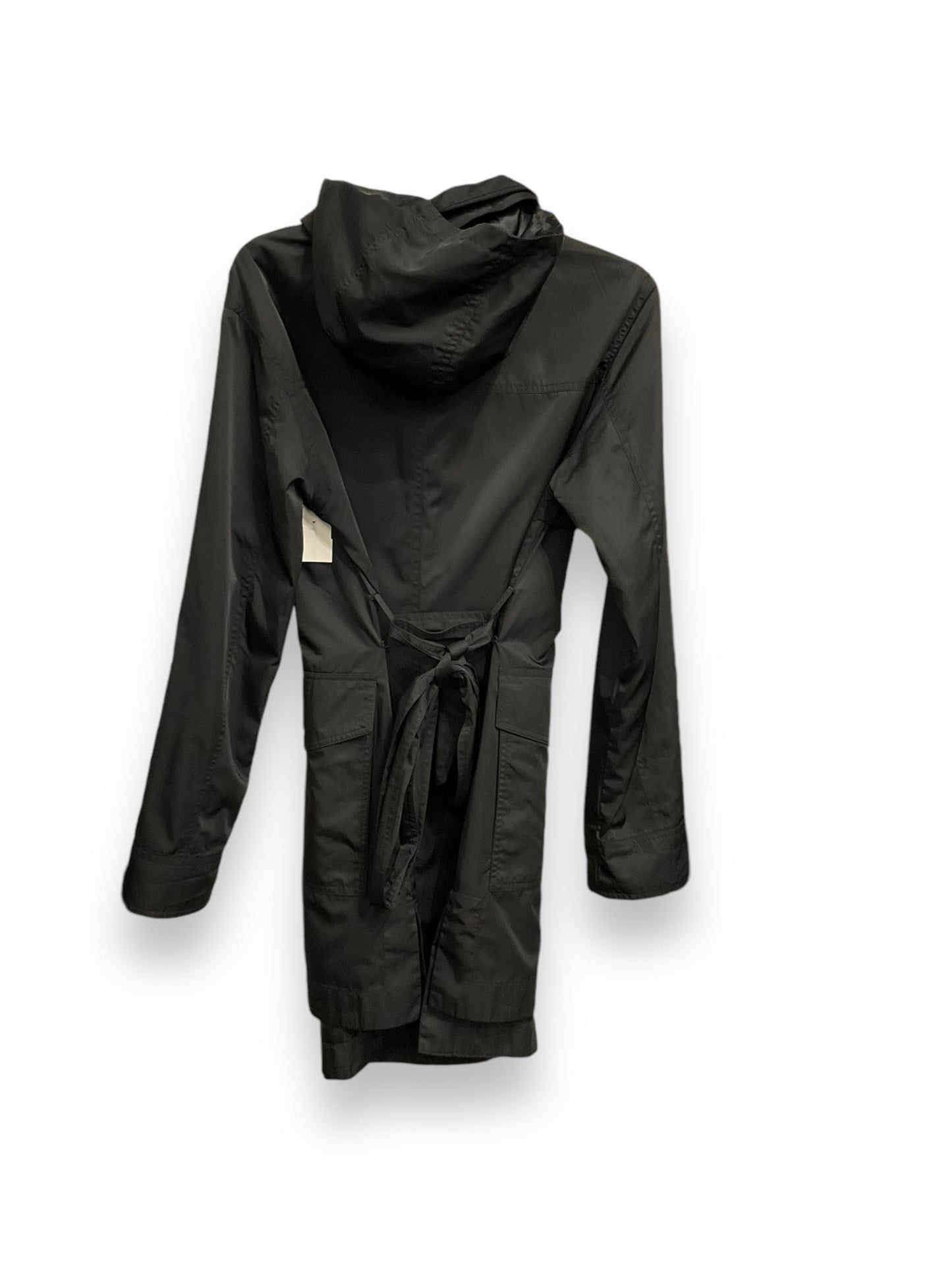 Coat Raincoat By Halogen In Black, Size: S