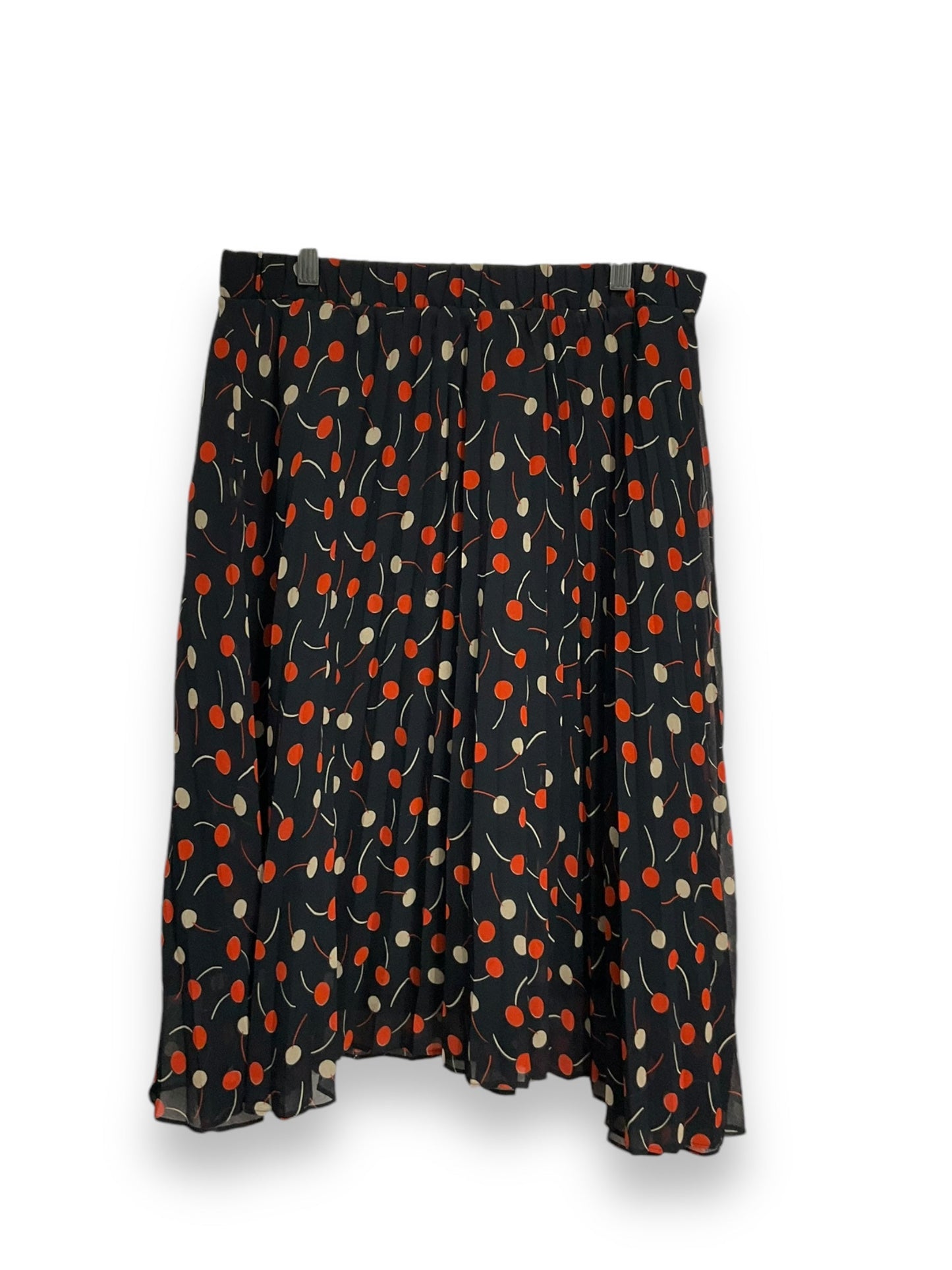 Skirt Midi By Ann Taylor In Polkadot Pattern, Size: Lp