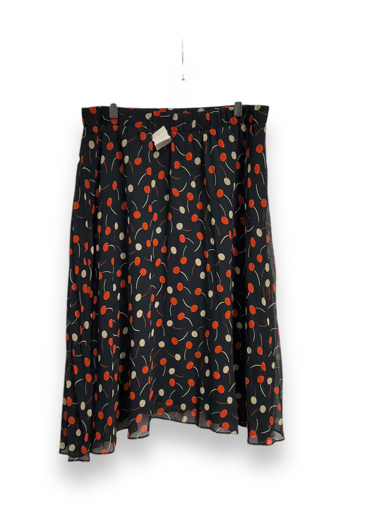 Skirt Midi By Ann Taylor In Polkadot Pattern, Size: Lp