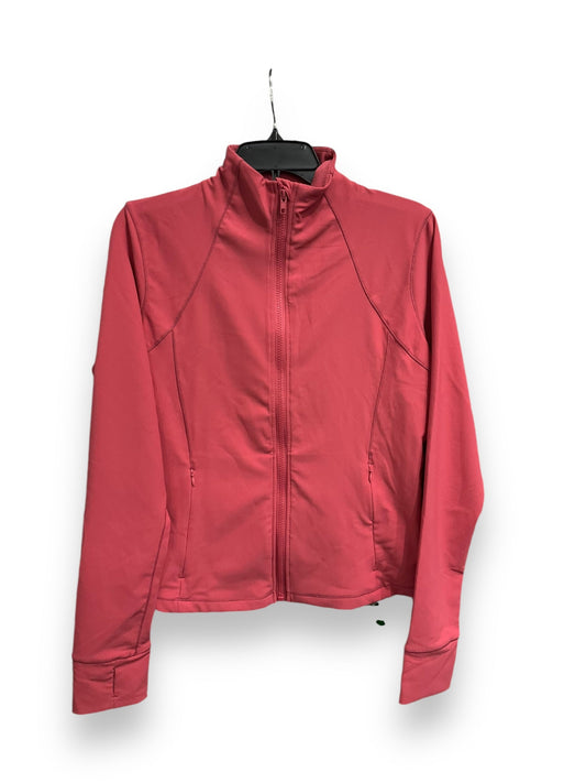 Athletic Jacket By Clothes Mentor In Pink, Size: Xl