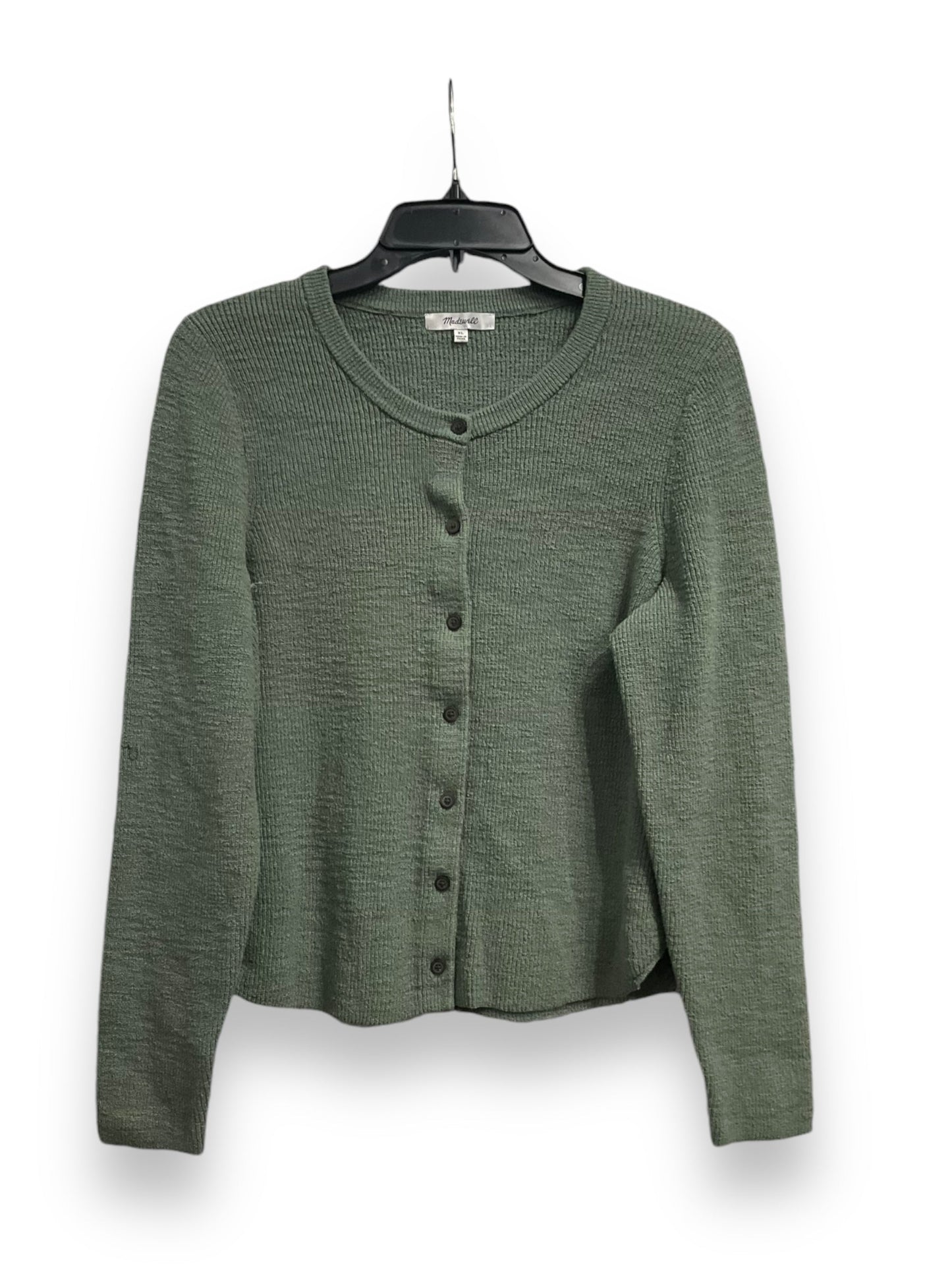 Top Long Sleeve By Madewell In Green, Size: Xl