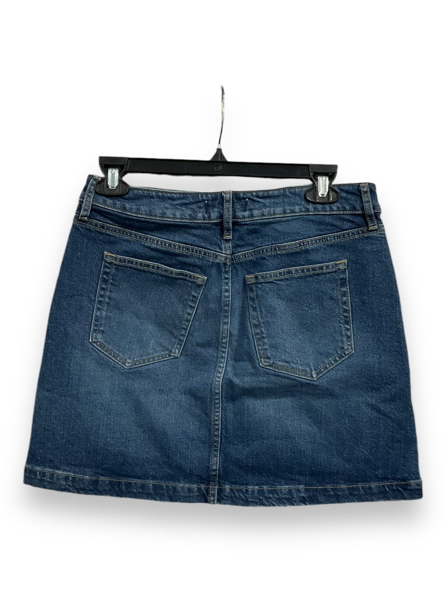 Skirt Mini & Short By Loft In Blue Denim, Size: S