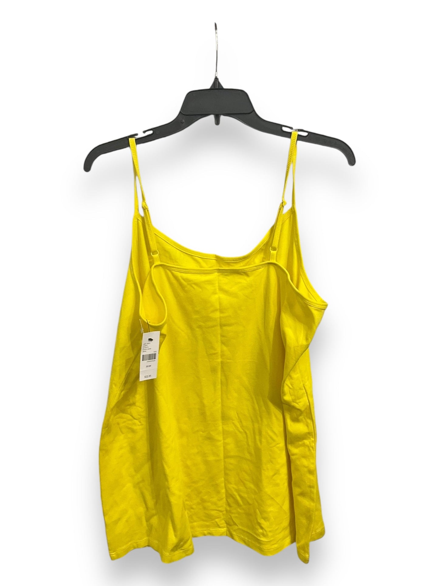 Tank Top By Lane Bryant In Yellow, Size: 3x