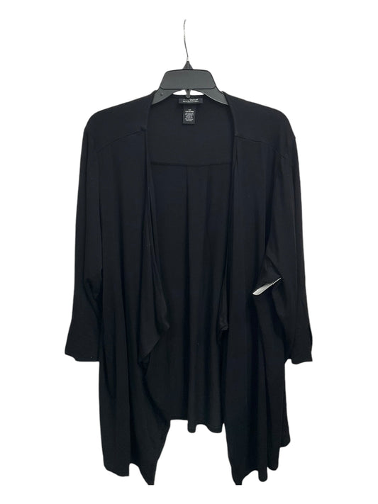 Cardigan By Catherines In Black, Size: 2x