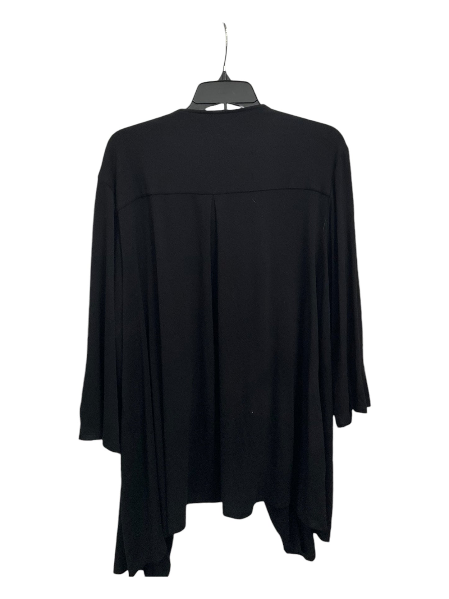 Cardigan By Catherines In Black, Size: 2x