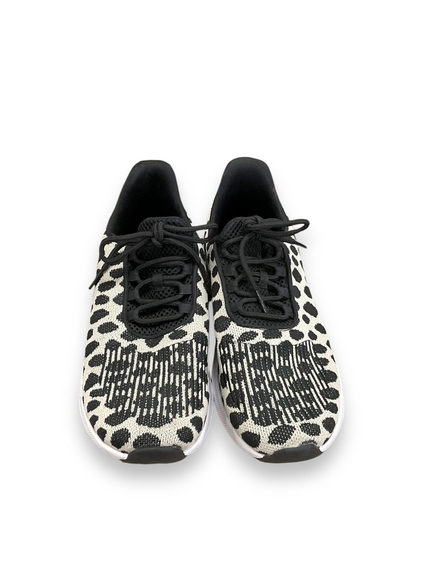 Shoes Athletic By Athletic Works In Polkadot Pattern, Size: 9