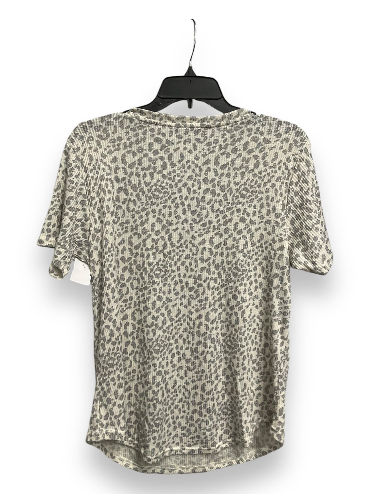 Top Short Sleeve By Z Supply In Animal Print, Size: L