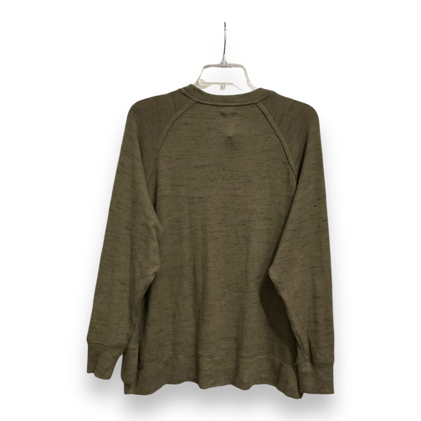 Top Long Sleeve By Aerie In Green, Size: Xs