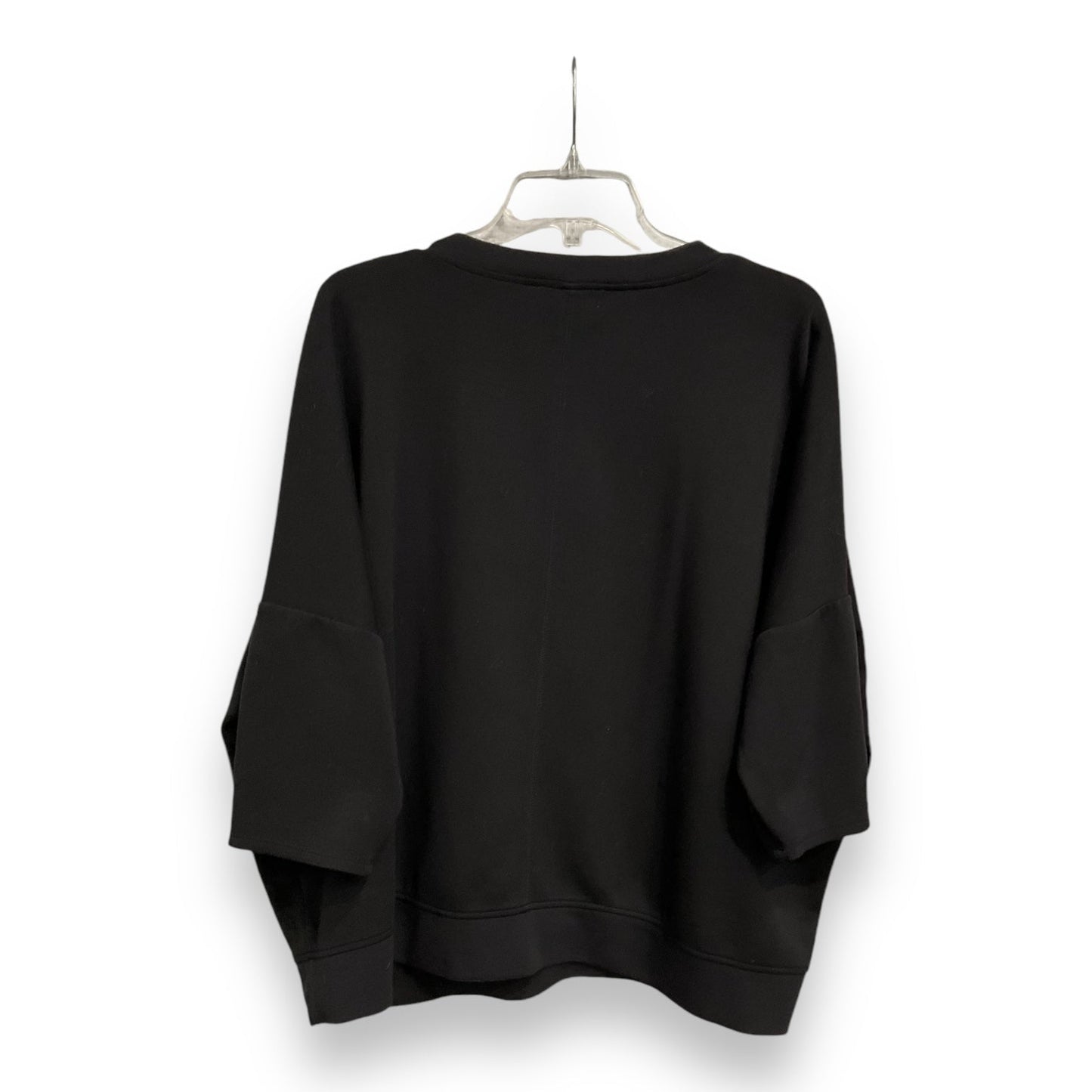 Top 3/4 Sleeve By Cable And Gauge In Black, Size: 2x