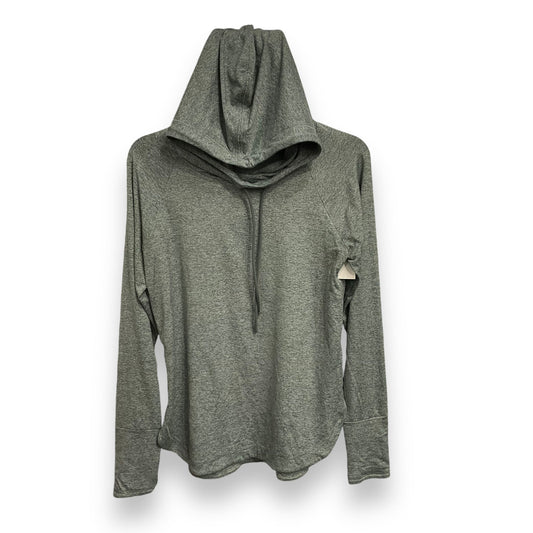 Athletic Top Long Sleeve Hoodie By Athleta In Green, Size: S