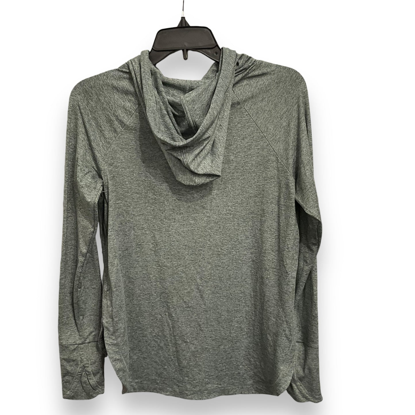 Athletic Top Long Sleeve Hoodie By Athleta In Green, Size: S