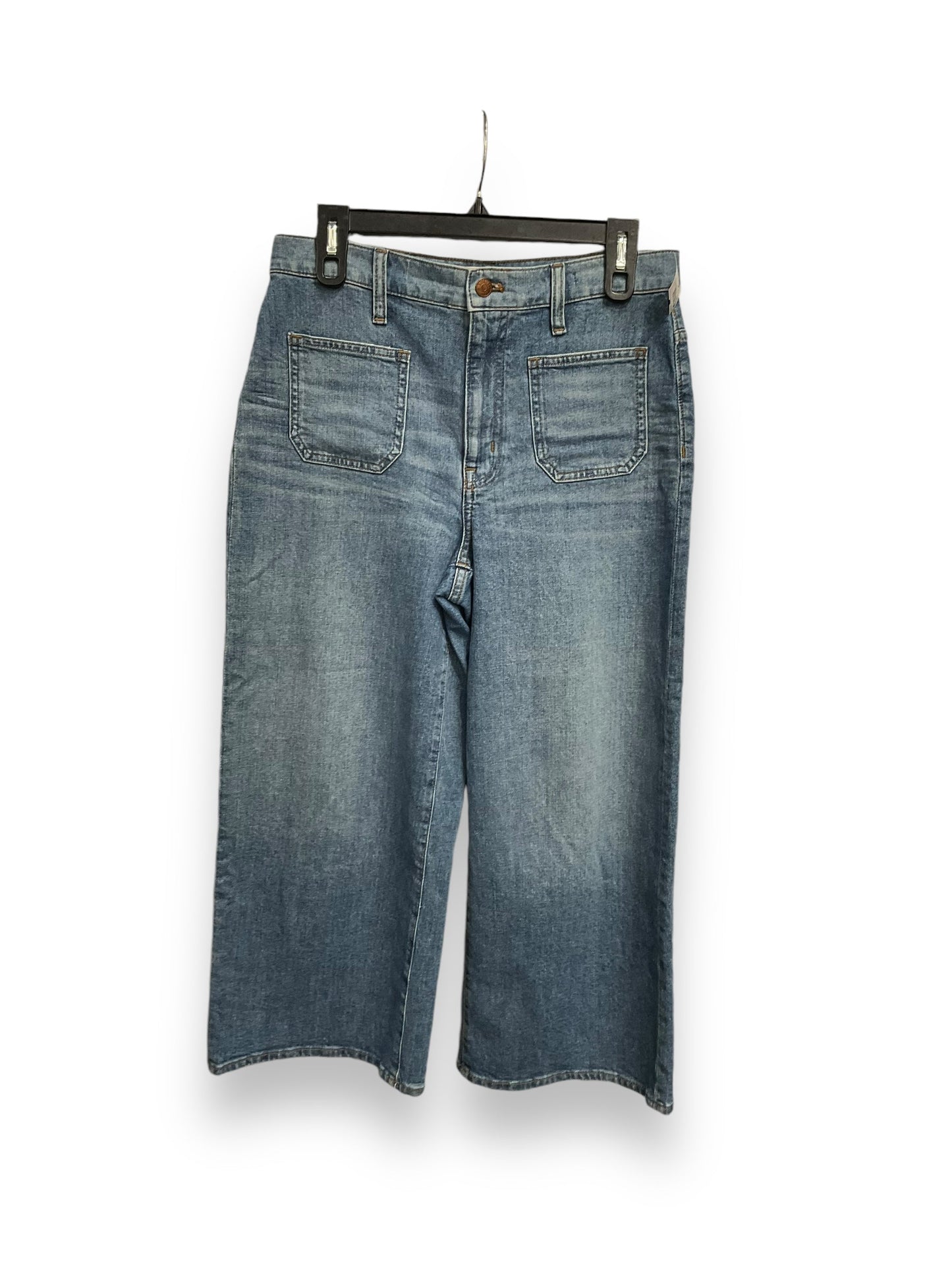 Jeans Wide Leg By Madewell In Blue Denim, Size: 6