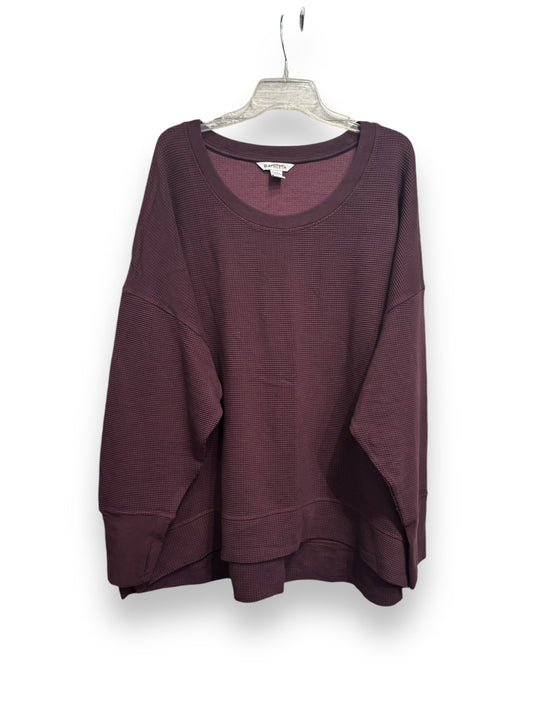 Athletic Sweatshirt Crewneck By Athleta In Purple, Size: 3x