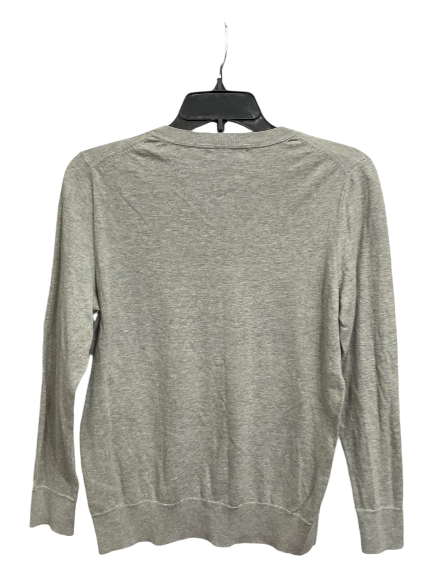 Top Long Sleeve By Banana Republic In Grey, Size: M