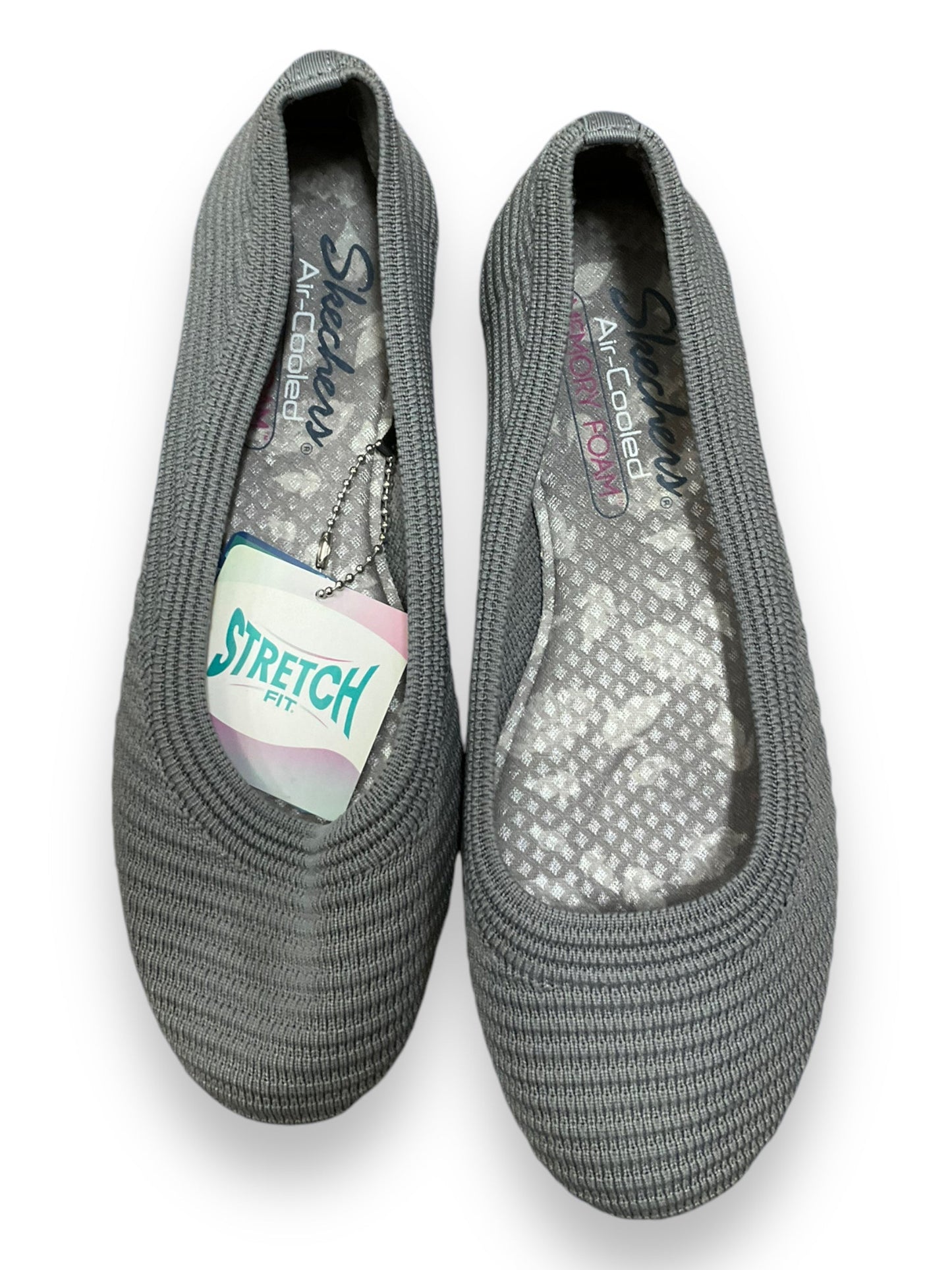 Shoes Flats By Skechers In Grey, Size: 6