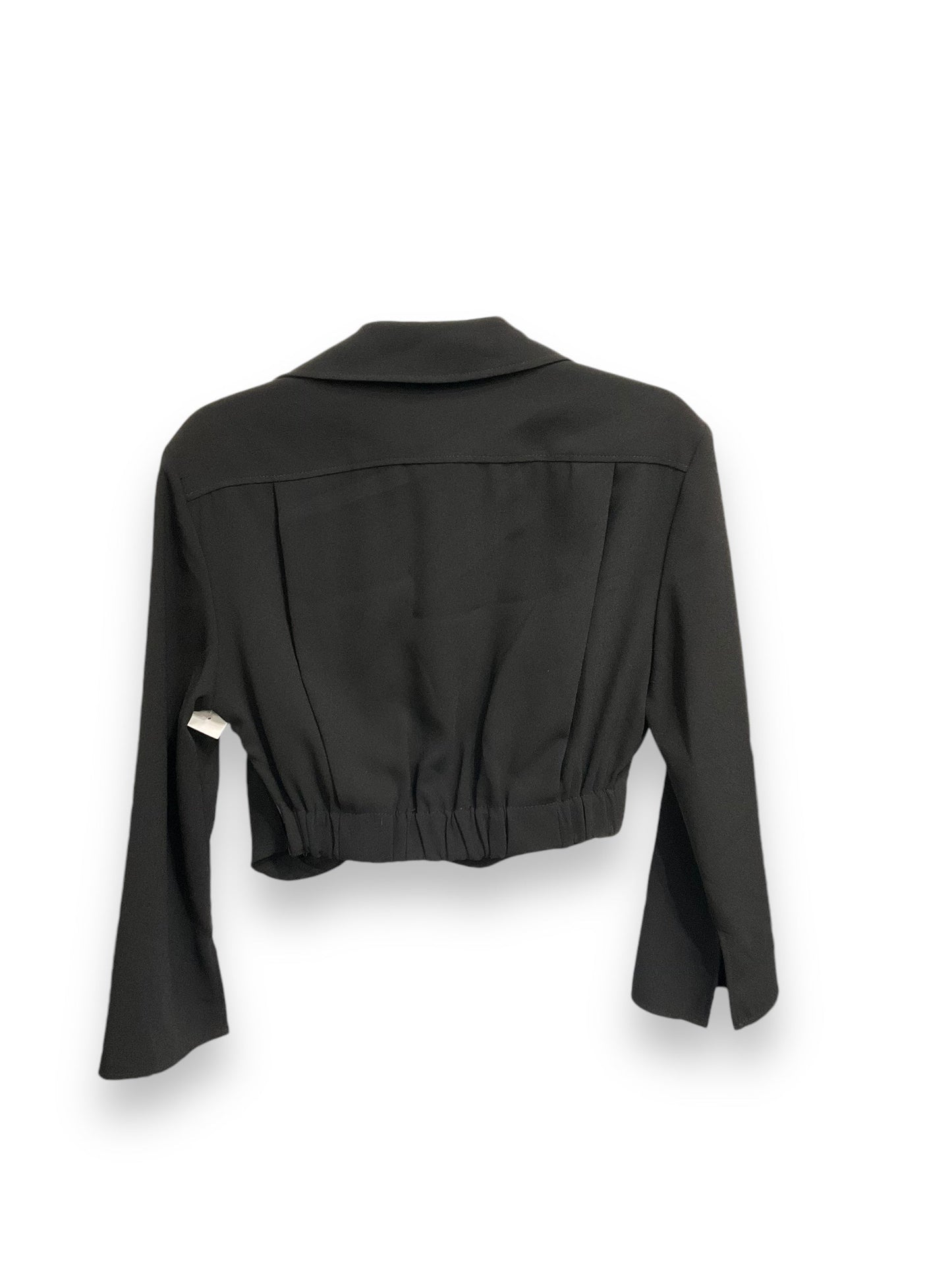 Top Long Sleeve By Zara In Black, Size: S