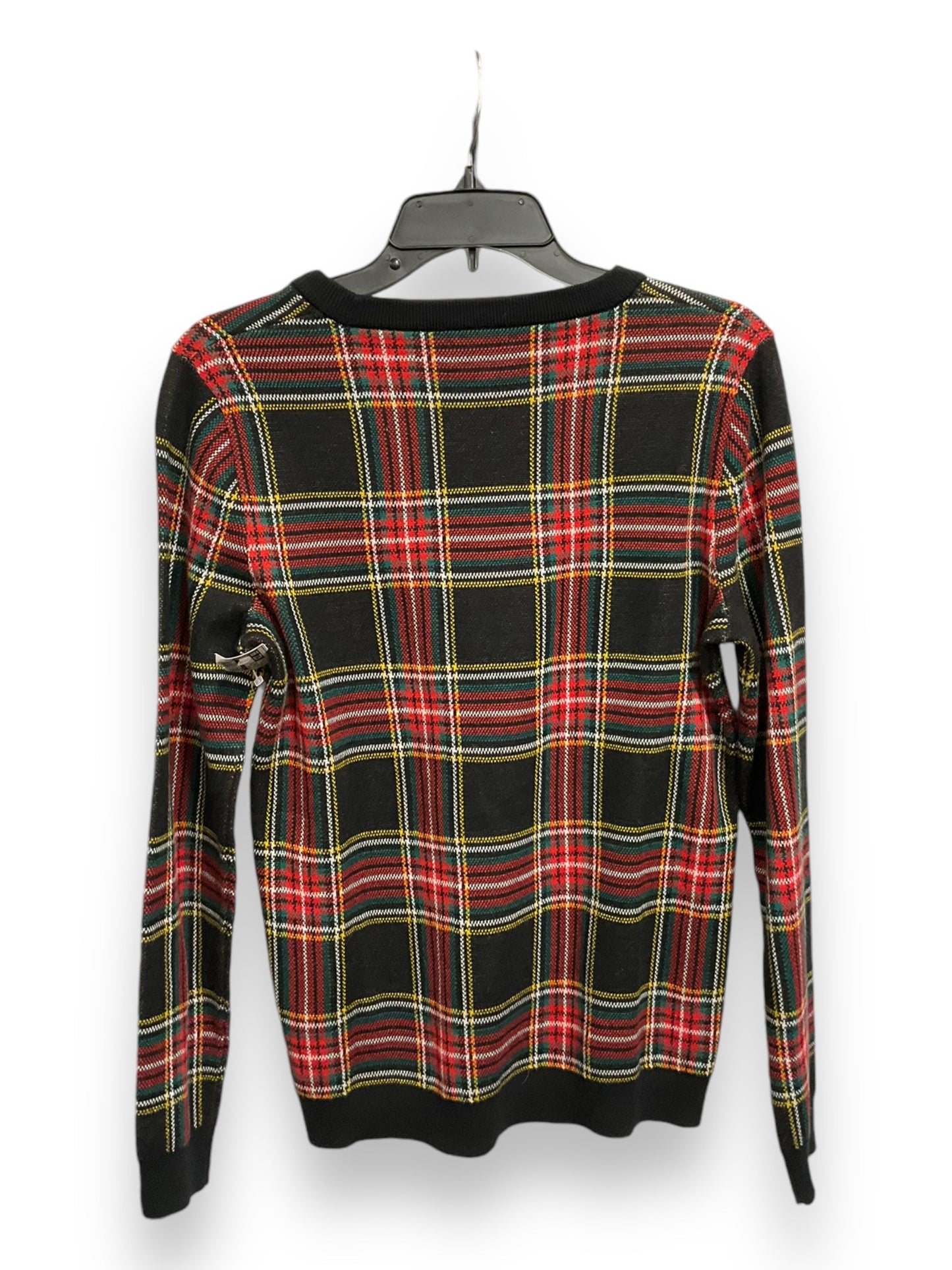 Sweater By J. Crew In Plaid Pattern, Size: S