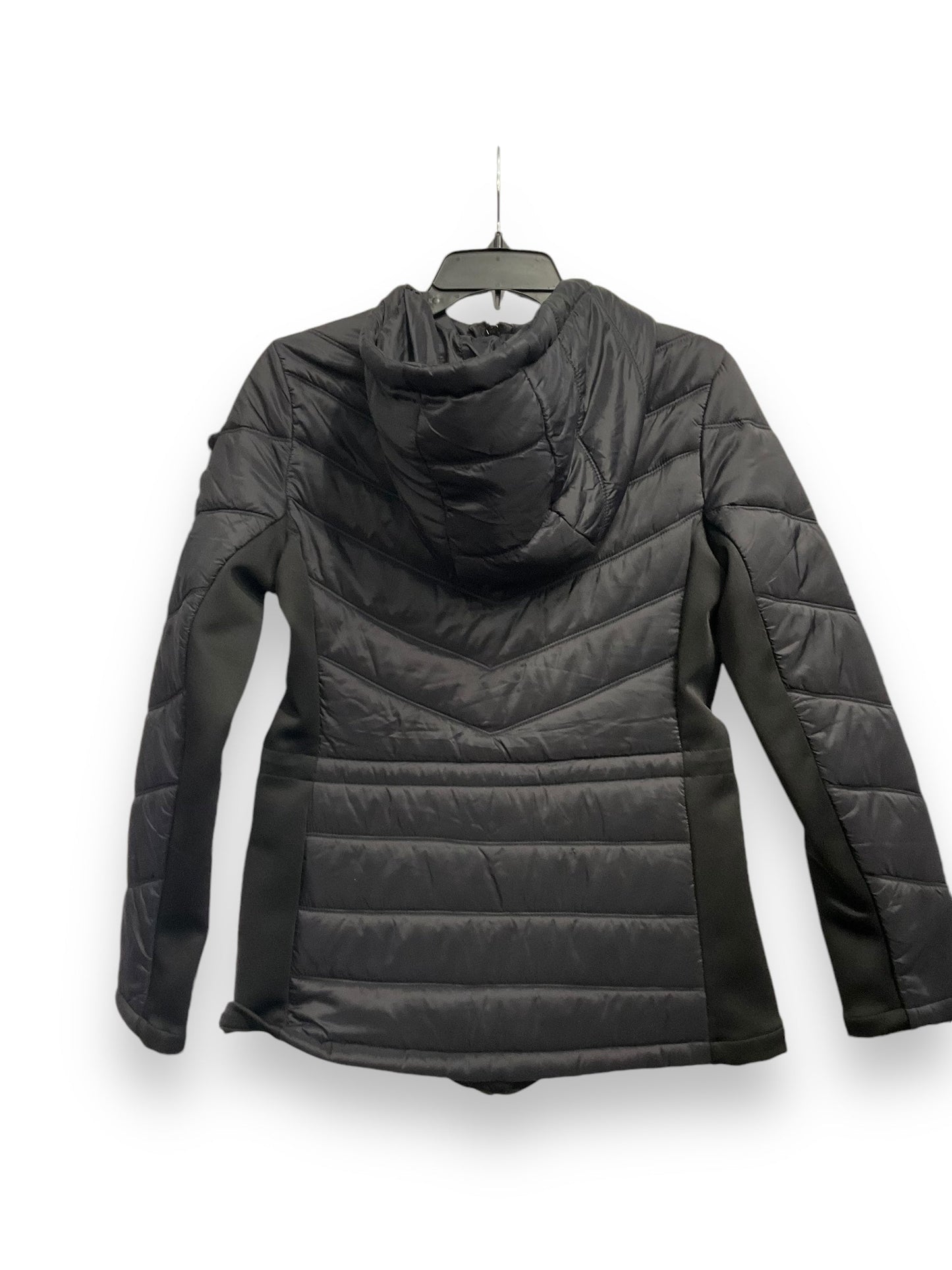 Jacket Puffer & Quilted By Guess In Black, Size: S