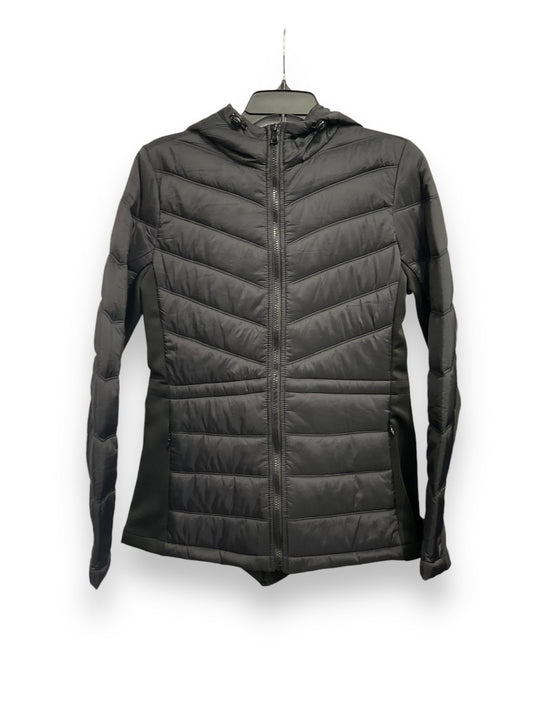 Jacket Puffer & Quilted By Guess In Black, Size: S