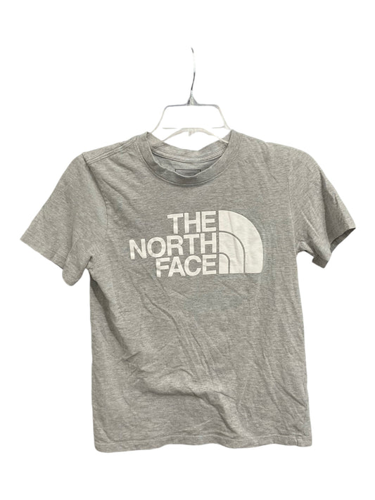 Athletic Top Short Sleeve By The North Face In Grey, Size: Xs