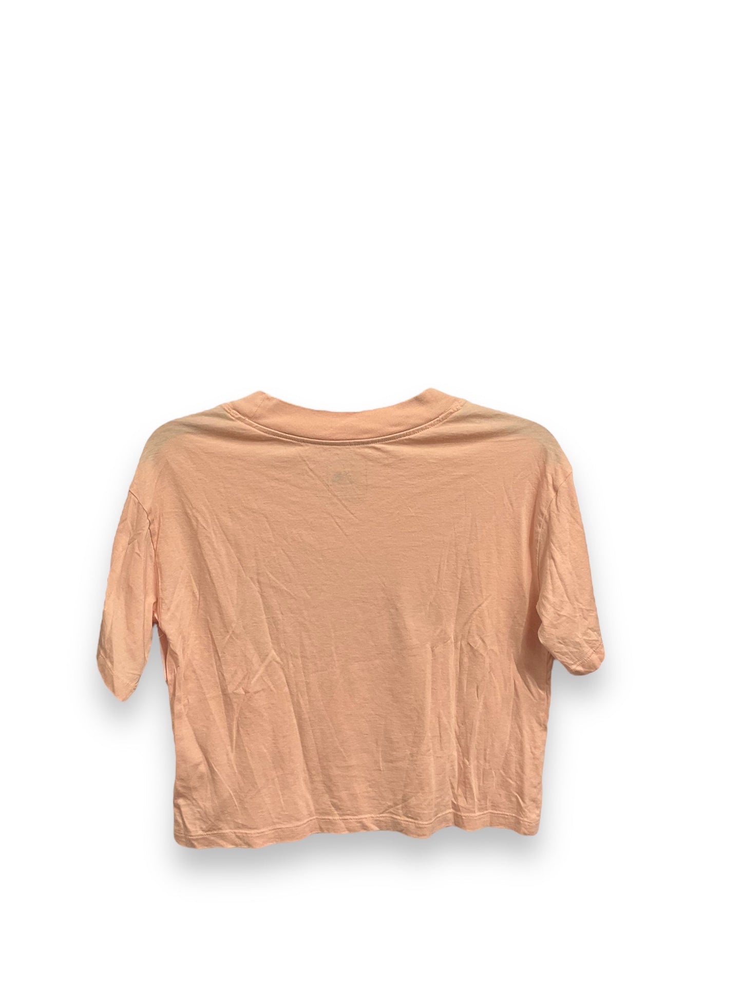 Athletic Top Short Sleeve By The North Face In Peach, Size: Xs