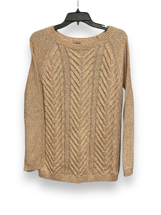 Sweater By Talbots In Tan, Size: S