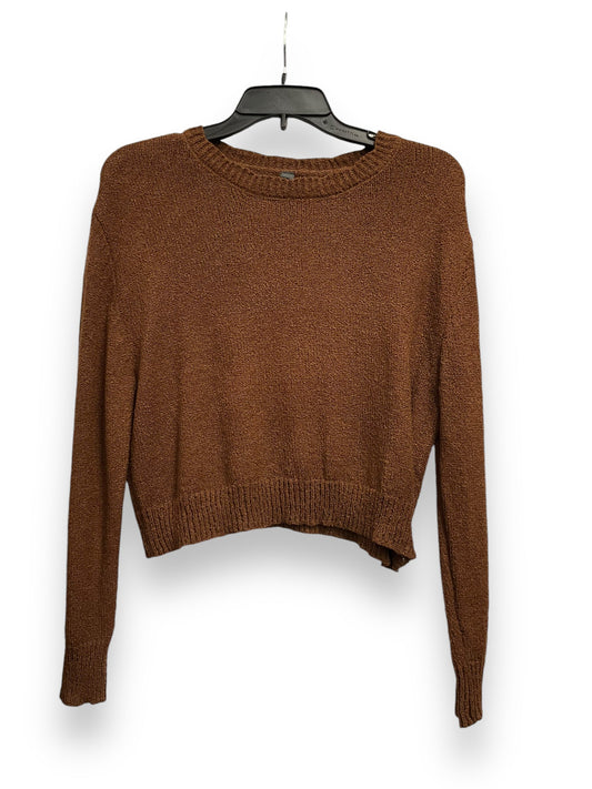 Top Long Sleeve By Alya In Brown, Size: S