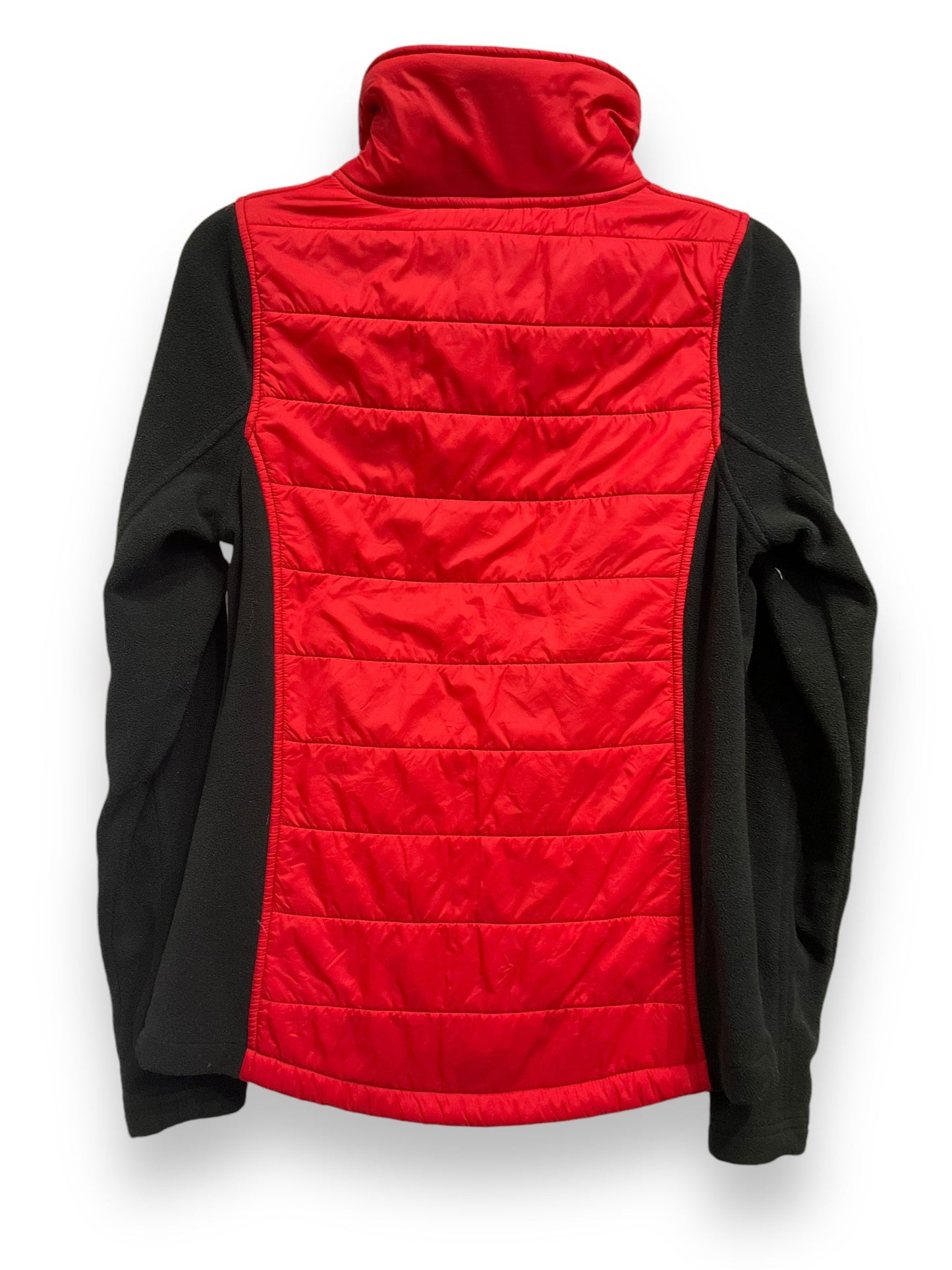 Athletic Jacket By Clothes Mentor In Black & Red, Size: S