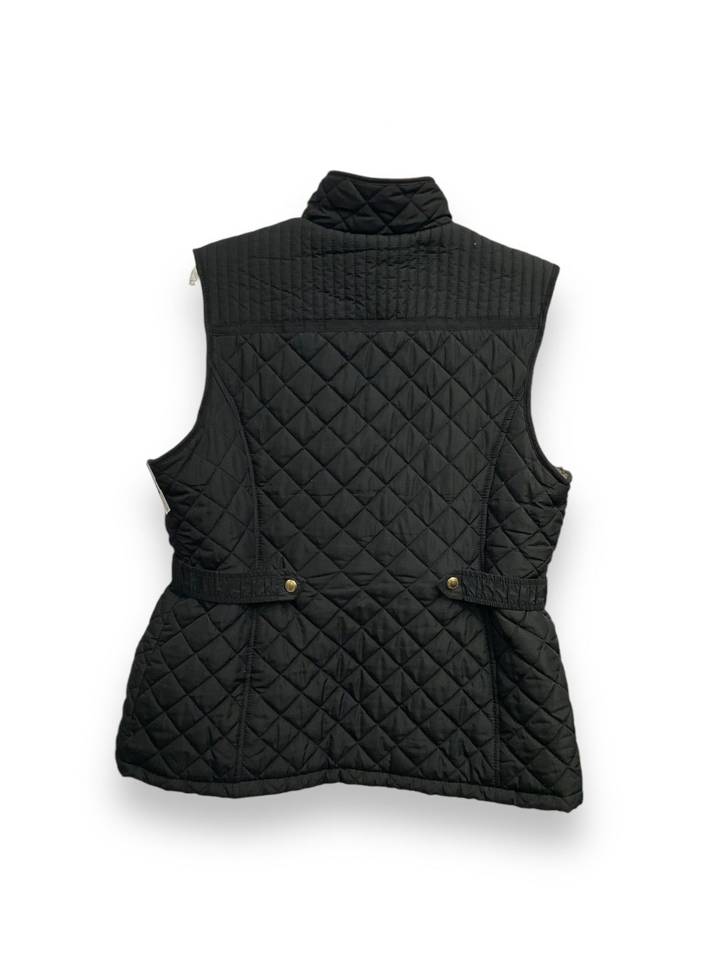 Vest Puffer & Quilted By Weatherproof In Black, Size: L