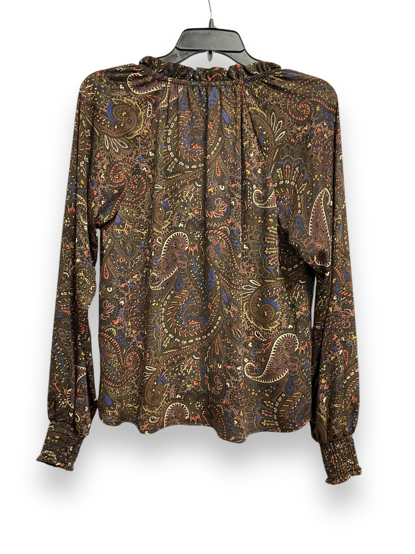 Blouse Long Sleeve By Allison Joy In Floral Print, Size: S