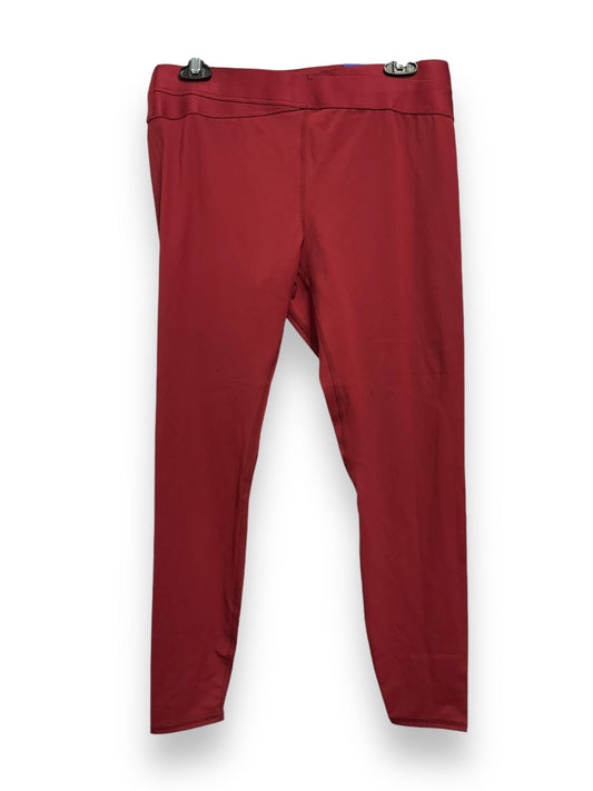 Athletic Leggings By Joy Lab In Red, Size: L