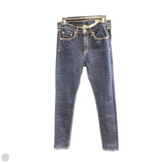 Jeans Skinny By Rag & Bones Jeans In Blue Denim, Size: 10