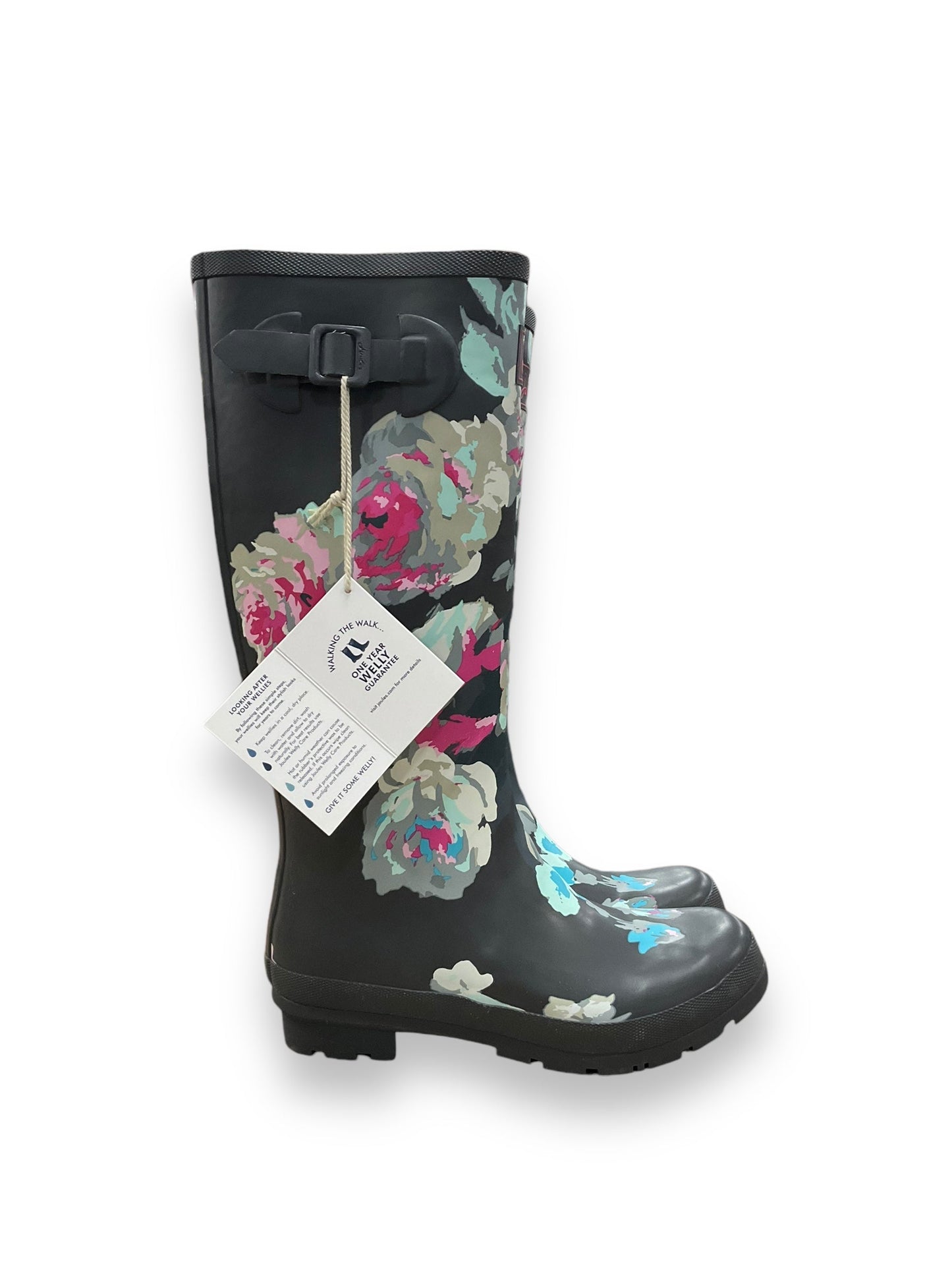 Boots Rain By Joules In Floral Print, Size: 10