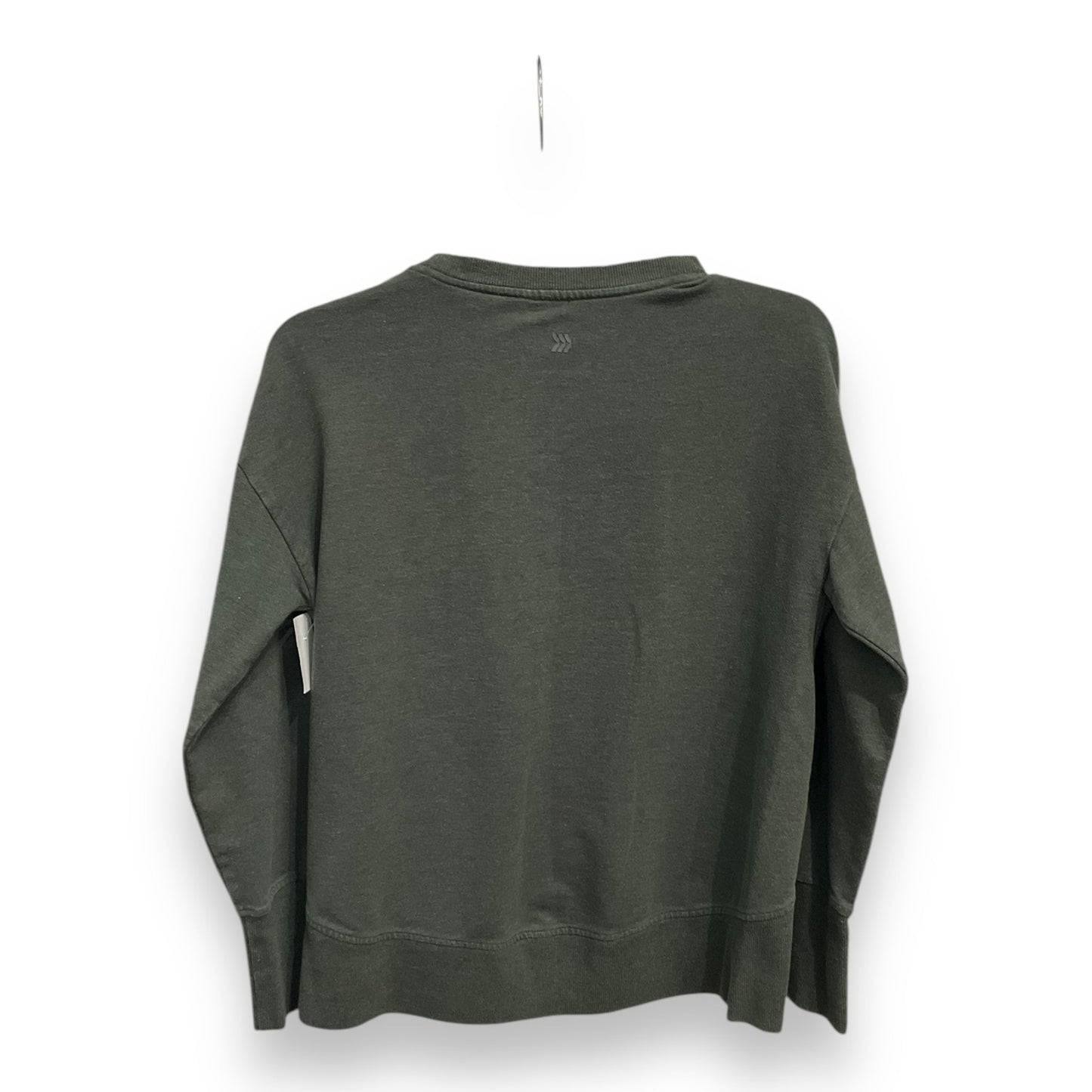 Athletic Top Long Sleeve Collar By All In Motion In Green, Size: M