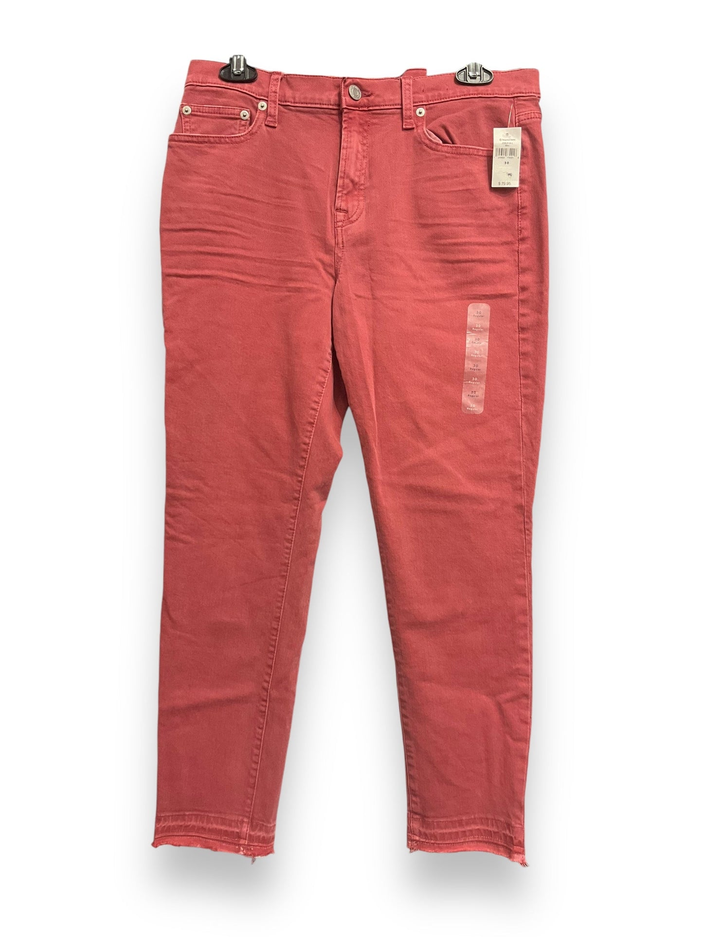 Jeans Skinny By Gap In Red Denim, Size: 10