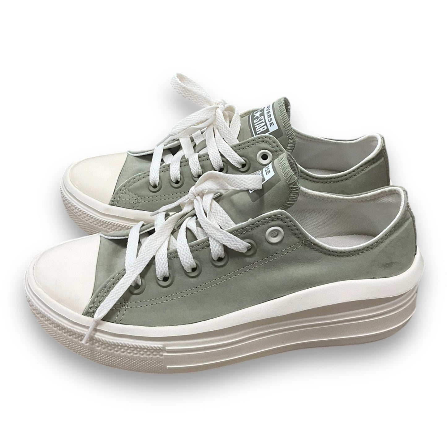 Shoes Sneakers Platform By Converse In Green, Size: 7.5