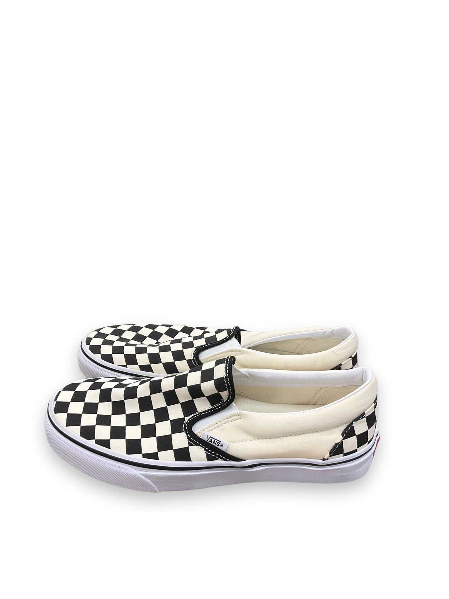 Shoes Flats By Vans In Checkered Pattern, Size: 10.5