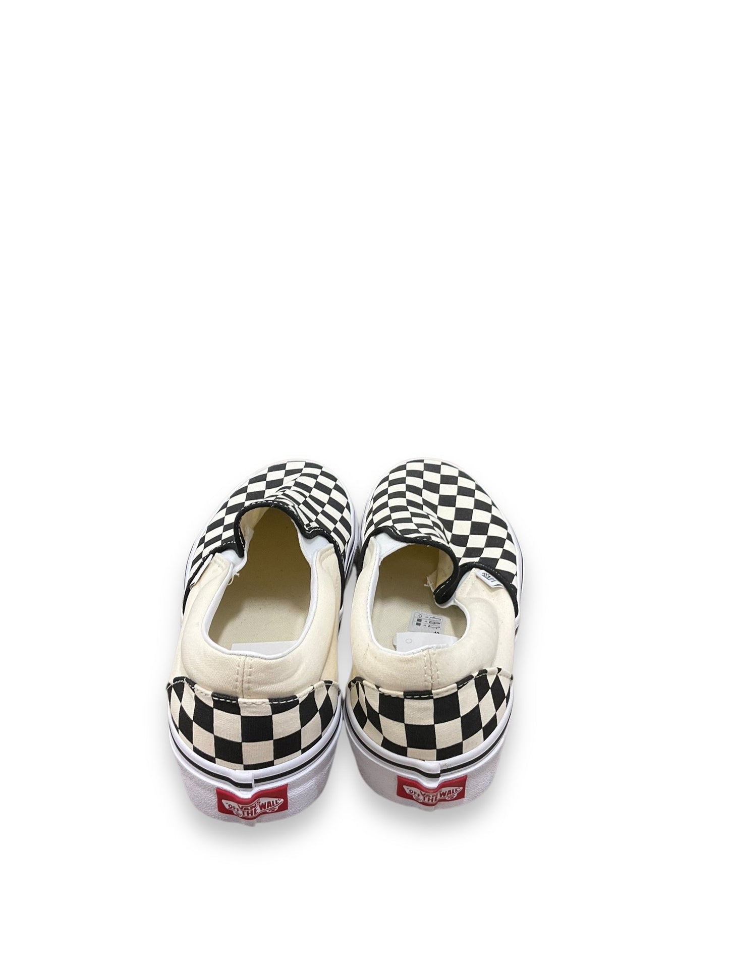 Shoes Flats By Vans In Checkered Pattern, Size: 10.5