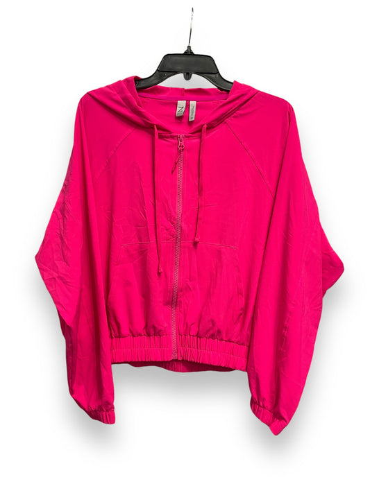 Athletic Jacket By Zella In Pink, Size: M