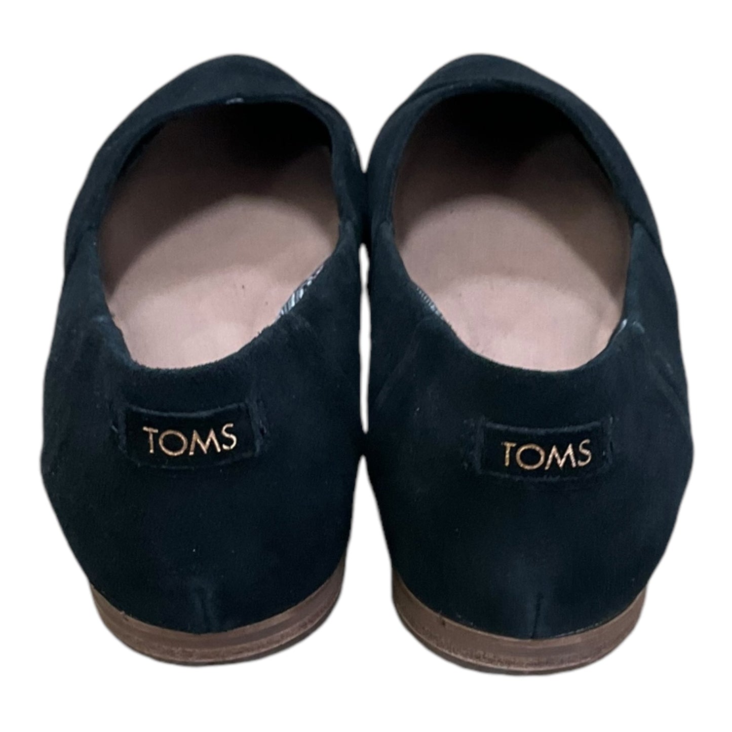 Shoes Flats By Toms In Black, Size: 9