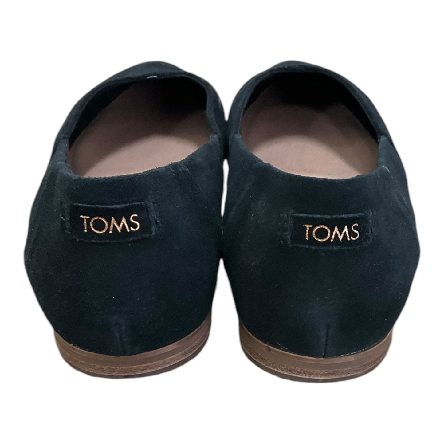 Shoes Flats By Toms In Black, Size: 9