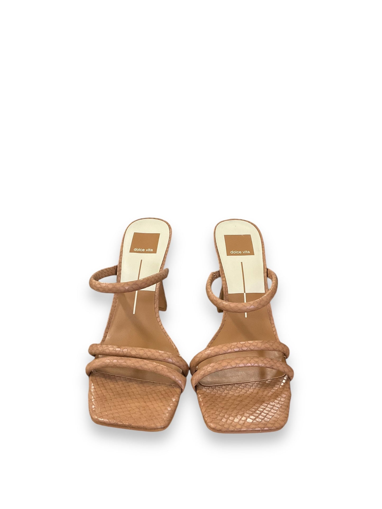 Shoes Heels Block By Dolce Vita In Tan, Size: 8.5