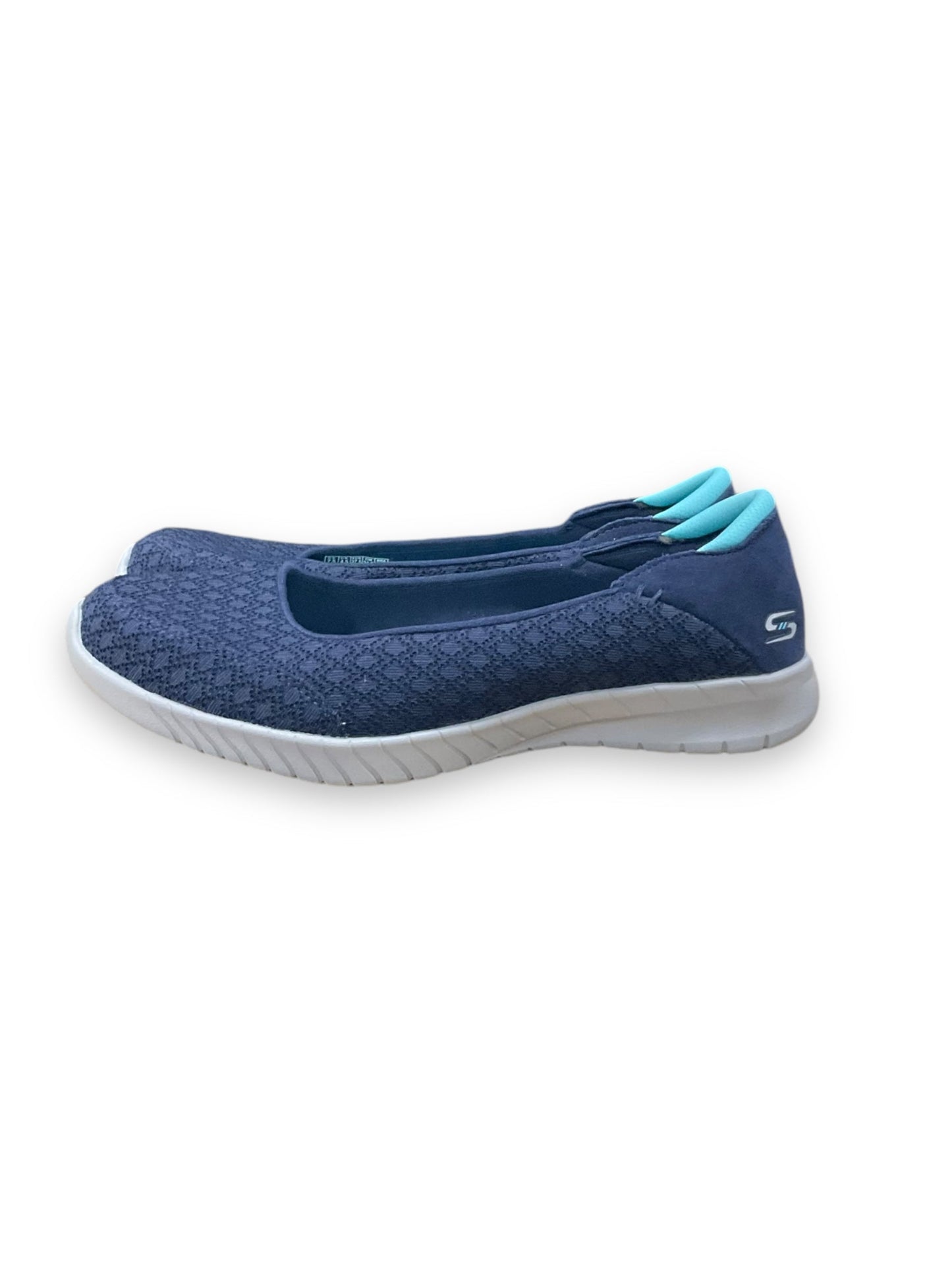 Shoes Flats By Skechers In Blue, Size: 7.5