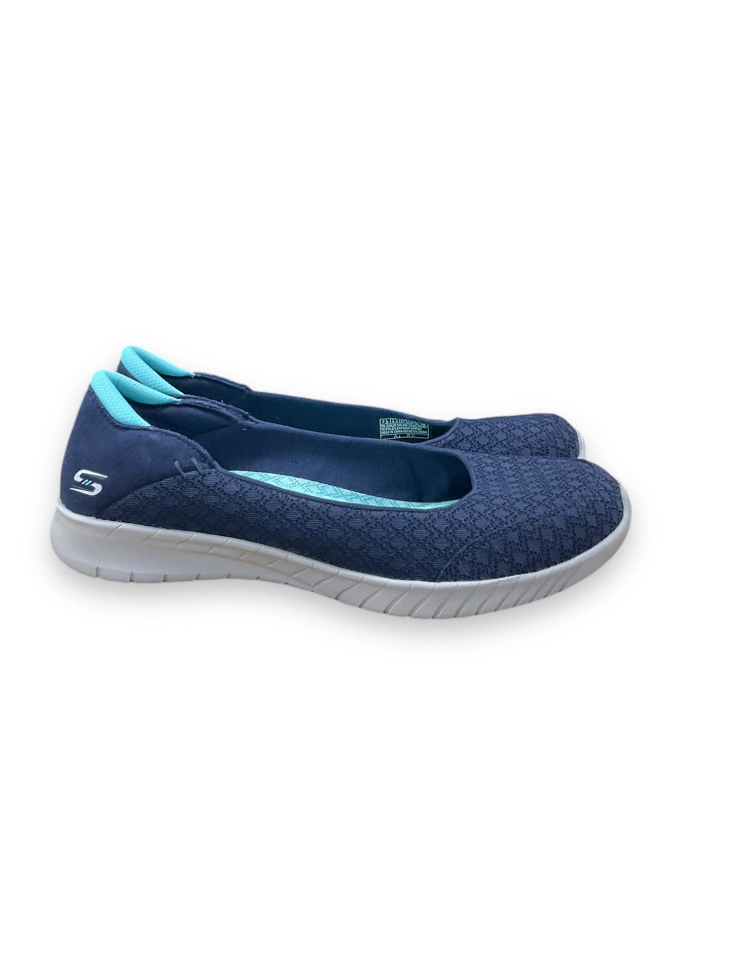 Shoes Flats By Skechers In Blue, Size: 7.5