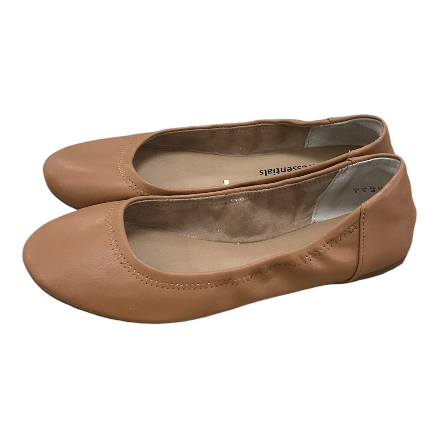 Shoes Flats By Amazon Essentials In Brown, Size: 8