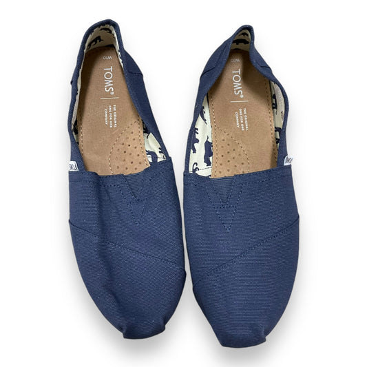 Shoes Flats By Toms In Blue, Size: 10