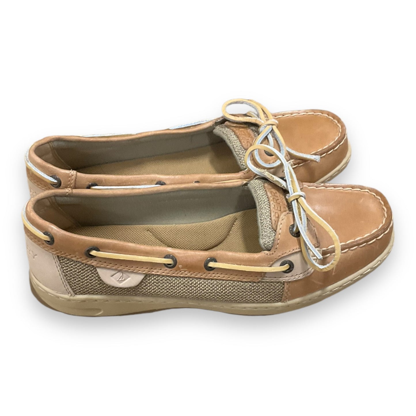 Shoes Flats By Sperry In Tan, Size: 10