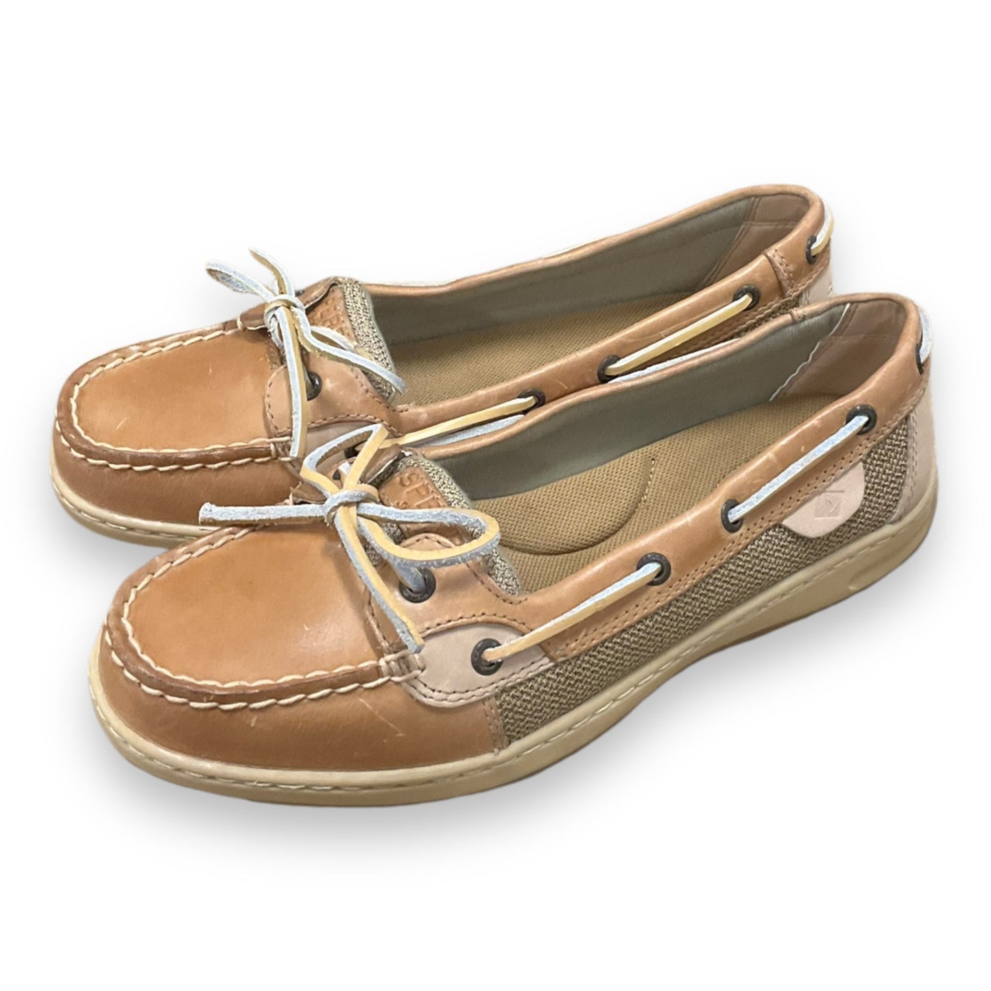 Shoes Flats By Sperry In Tan, Size: 10