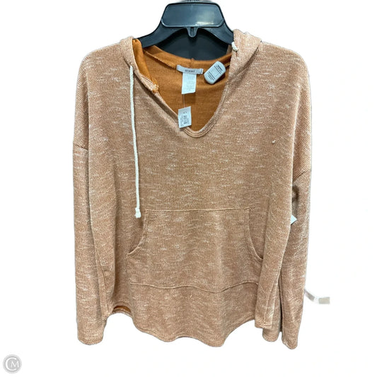 Sweatshirt Hoodie By Acemi In Orange, Size: M